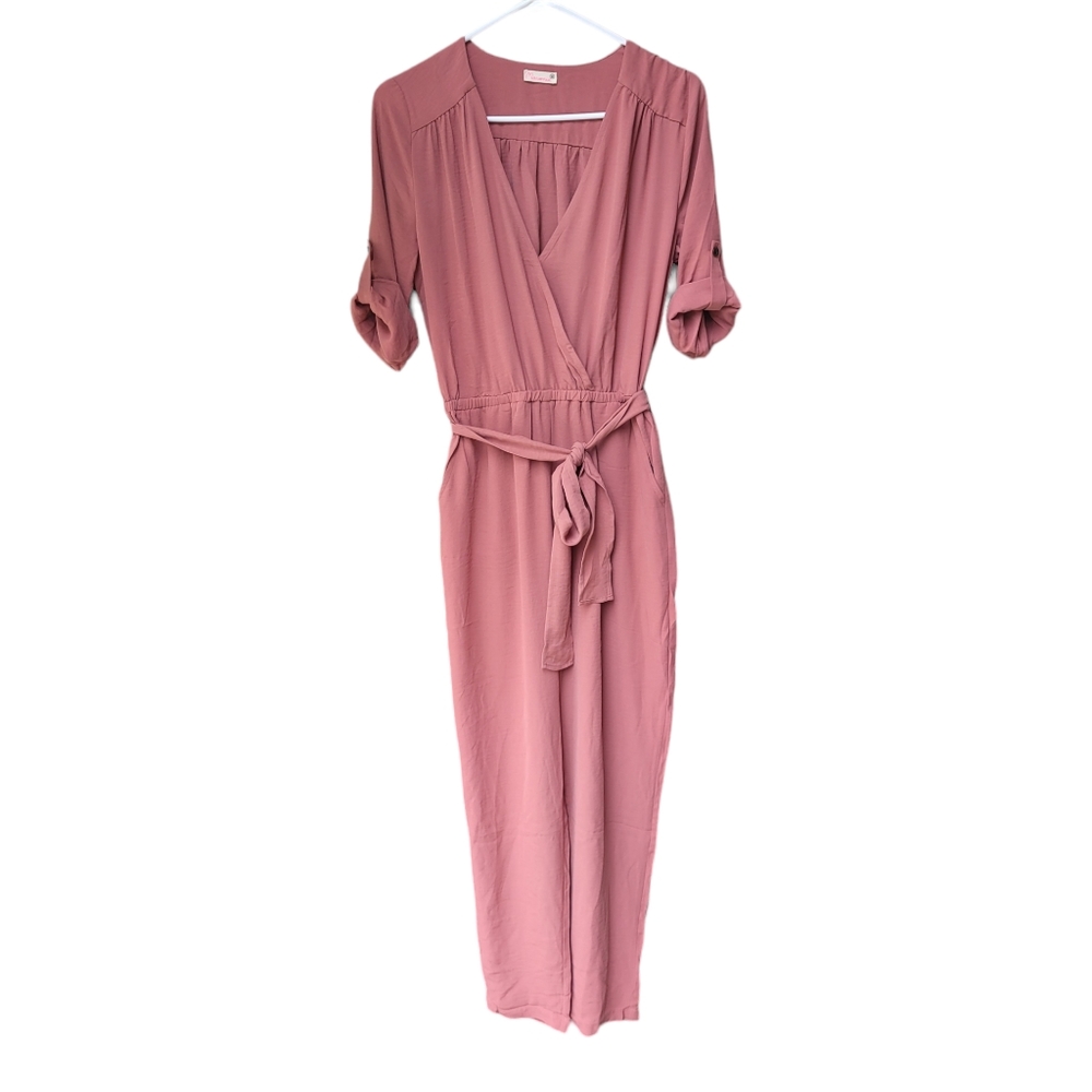 Anthropolgie Maronie V-Neck Jumpsuit Size S - Picture 3 of 14
